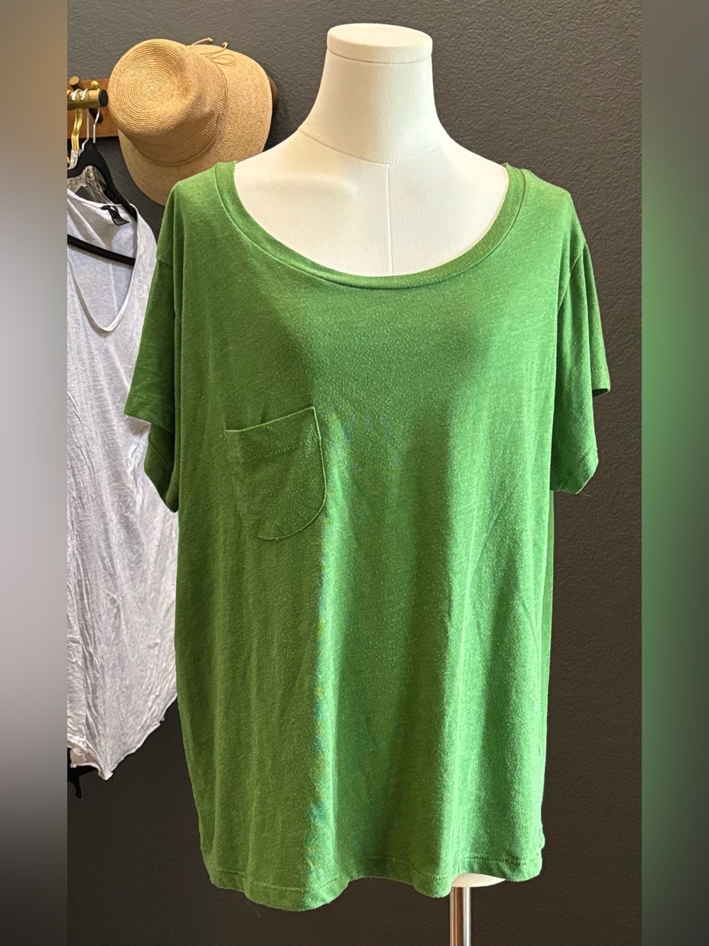 Alternative Bright Green Short-Sleeve Pocket Tee
